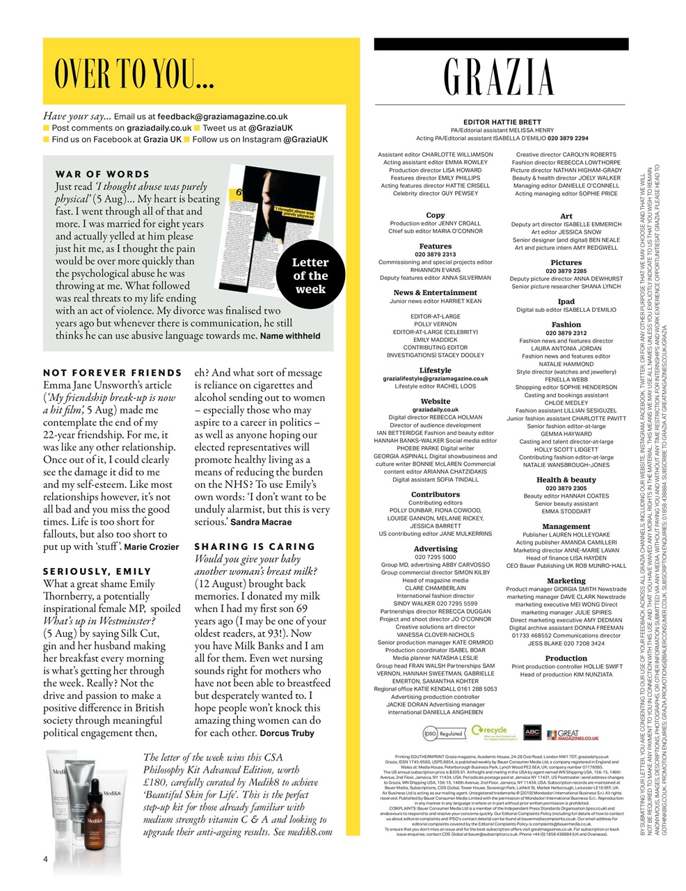 Grazia Preview Pages