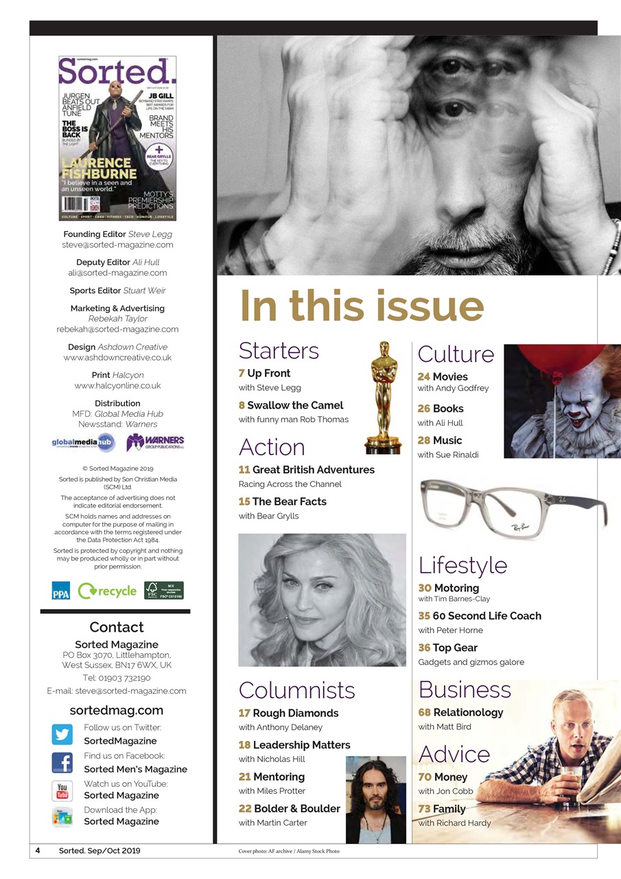 Sorted Magazine – The men's mag with morals Preview Pages