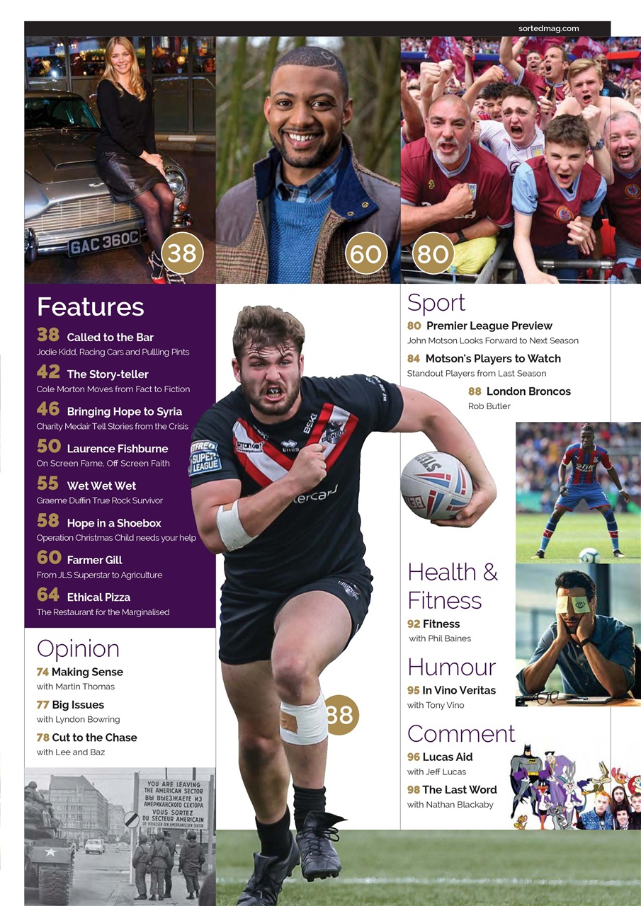 Sorted Magazine – The men's mag with morals Preview Pages