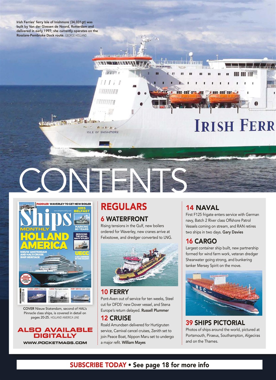 Ships Monthly Preview Pages