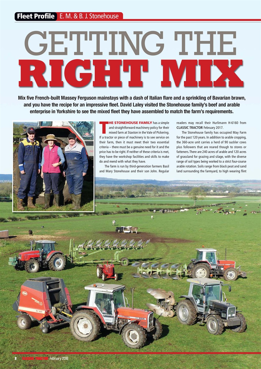 Classic Tractor Preview Pages