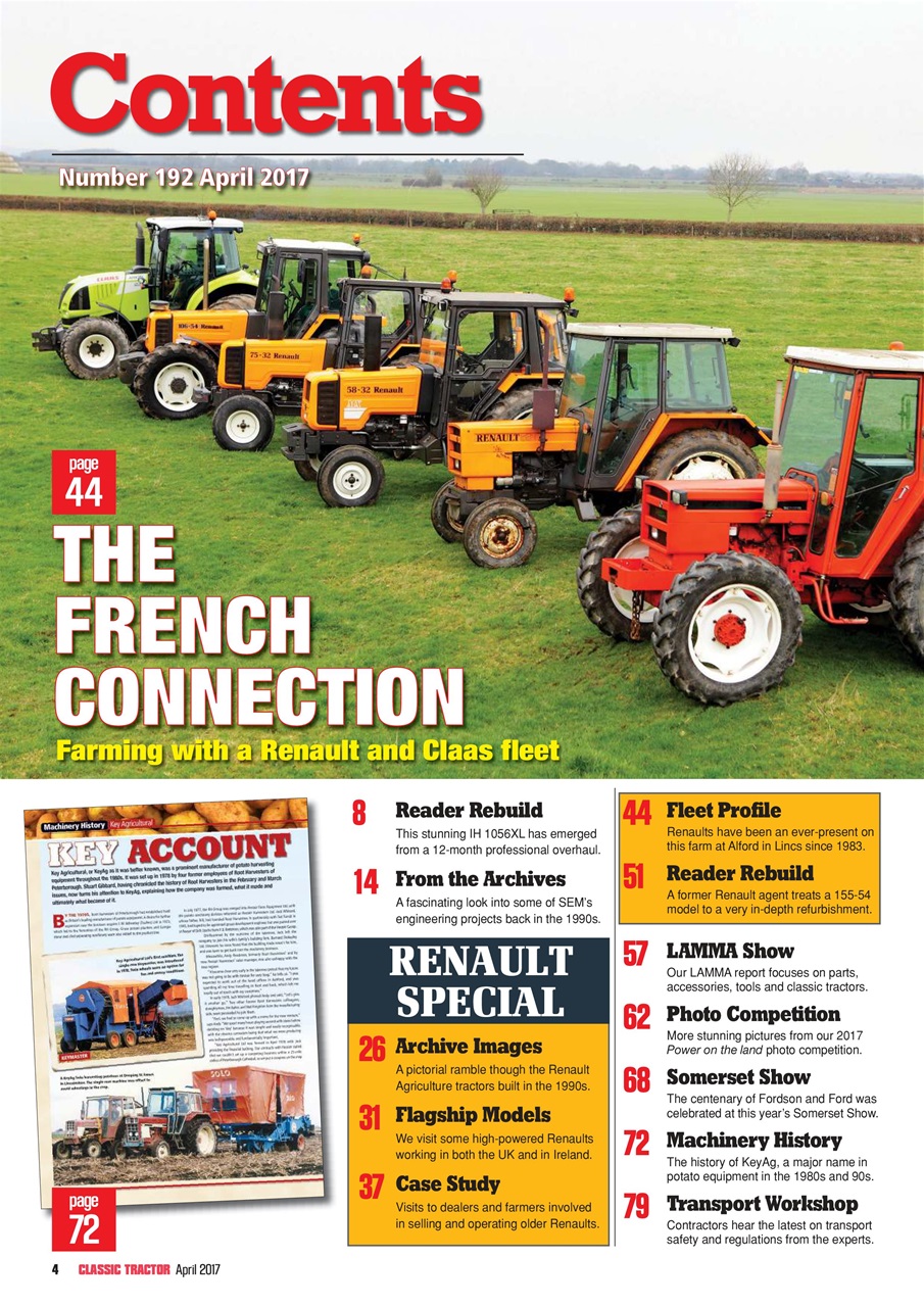 Classic Tractor Preview Pages