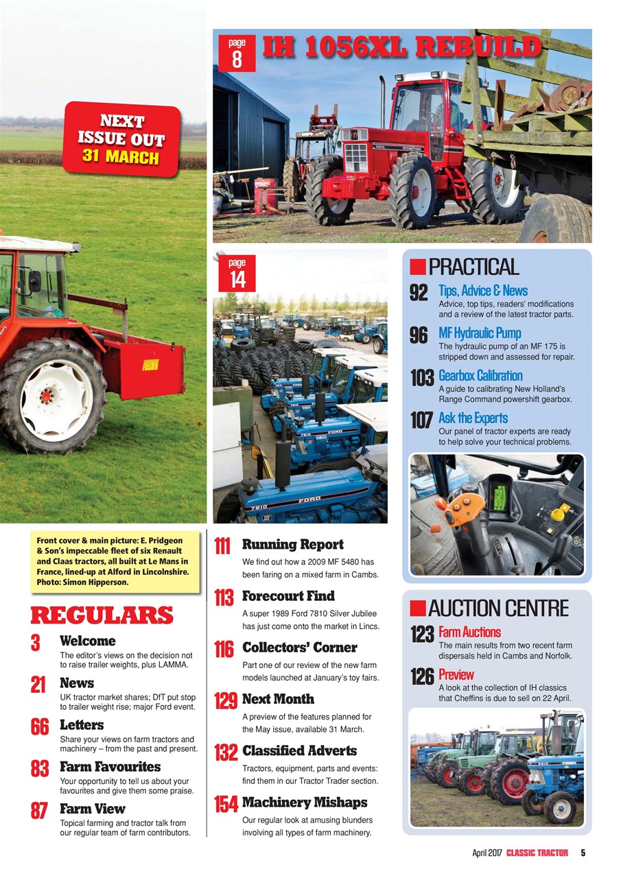 Classic Tractor Preview Pages