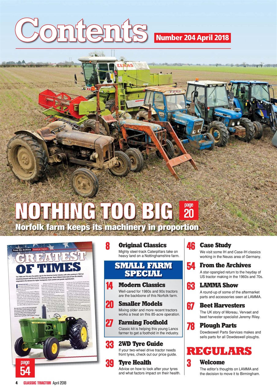 Classic Tractor Preview Pages