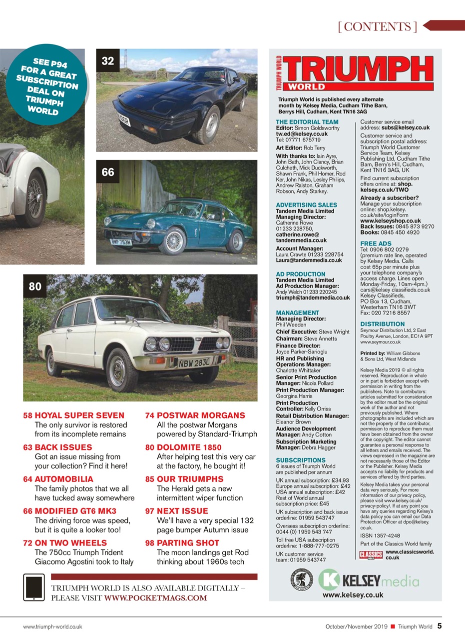Triumph World Preview Pages
