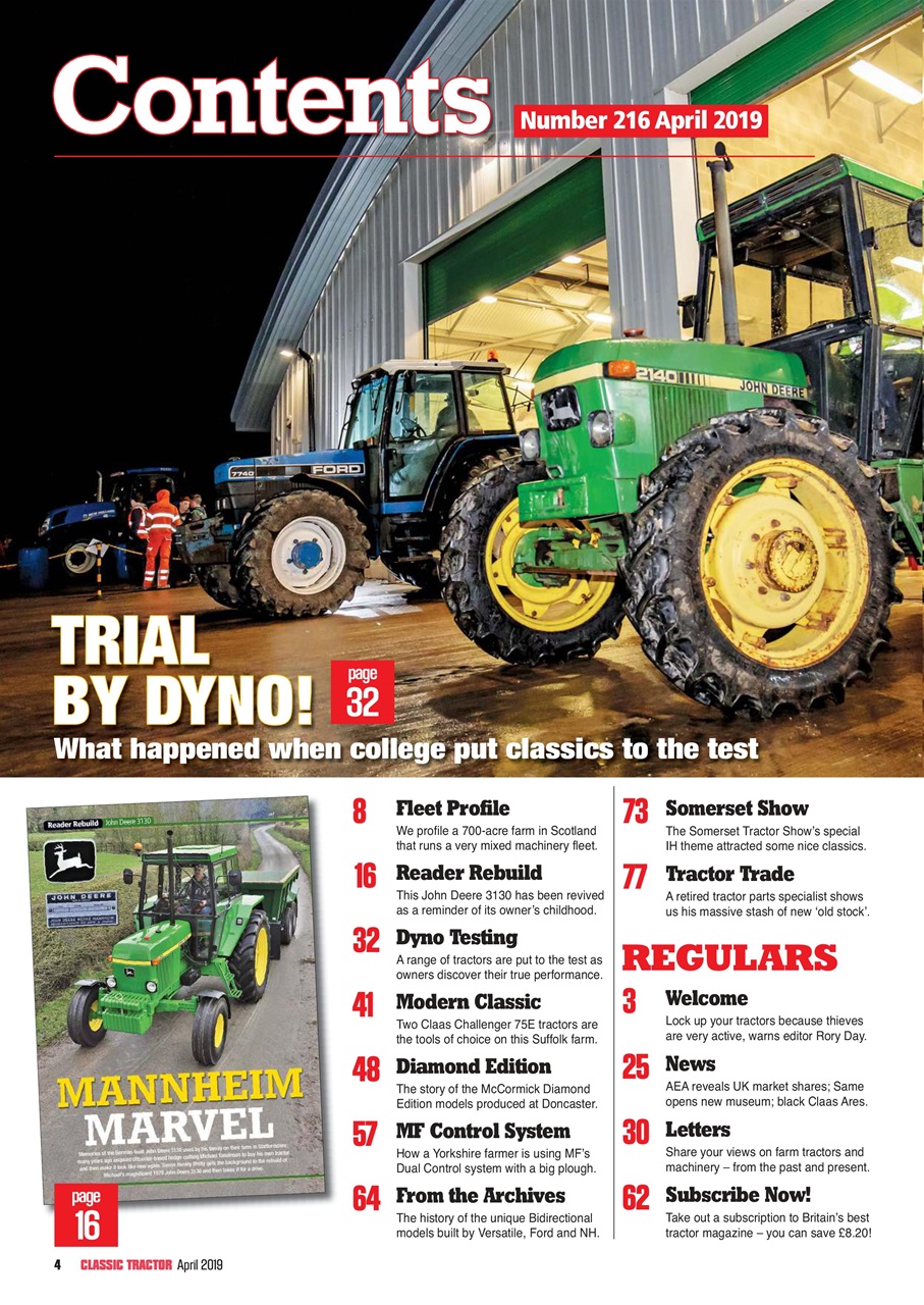 Classic Tractor Preview Pages