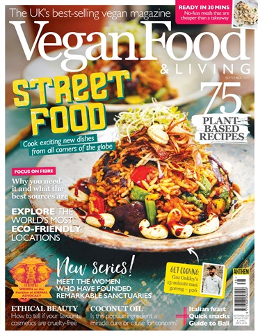Vegan Food & Living Magazine issue Sep 2019