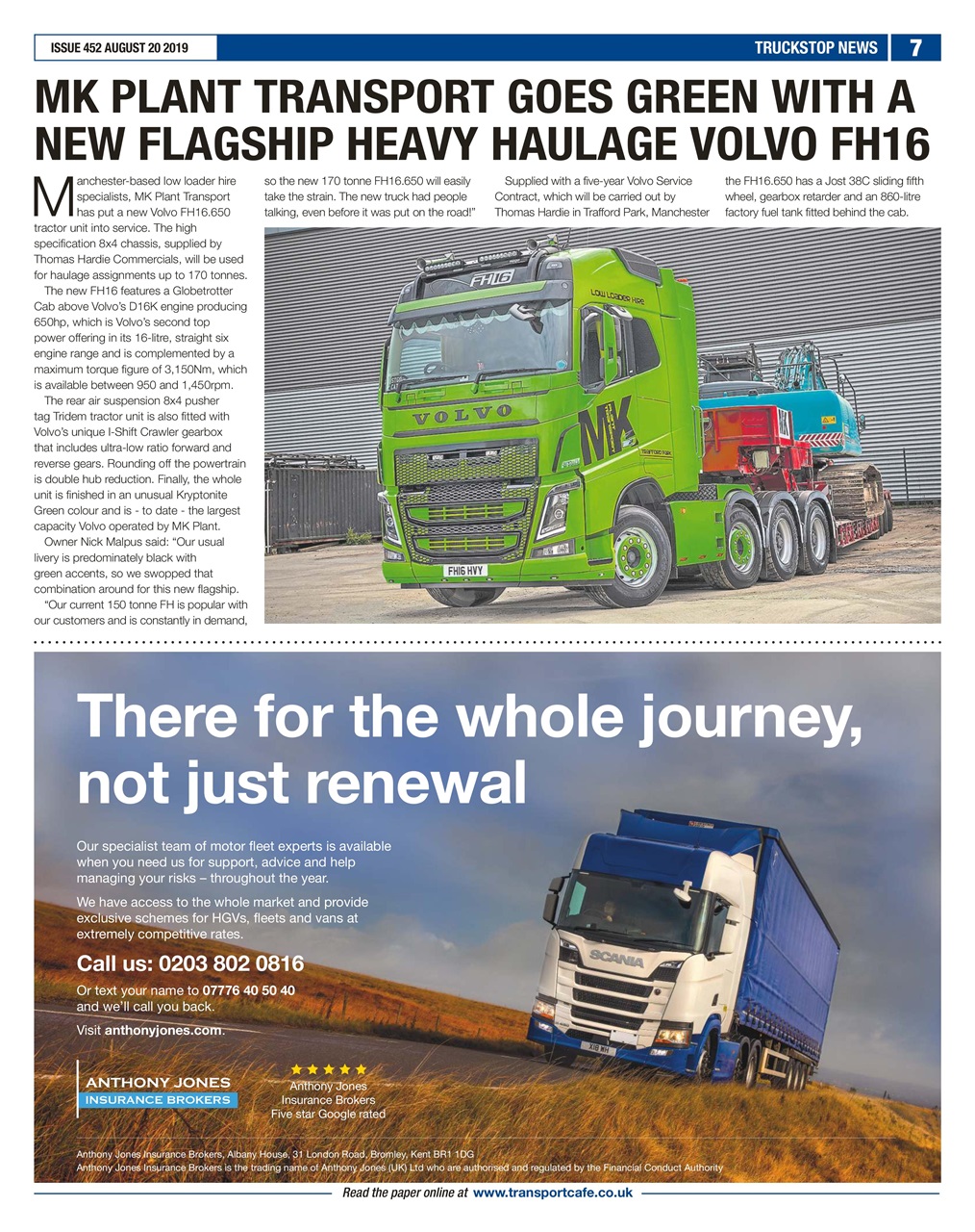 Truckstop News Preview Pages
