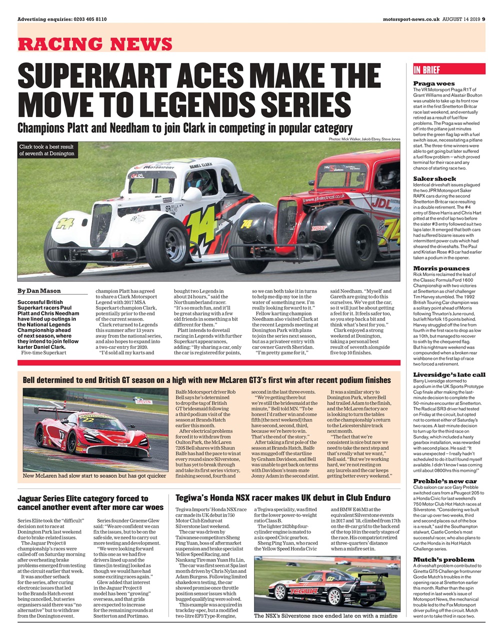 Motorsport News Preview Pages
