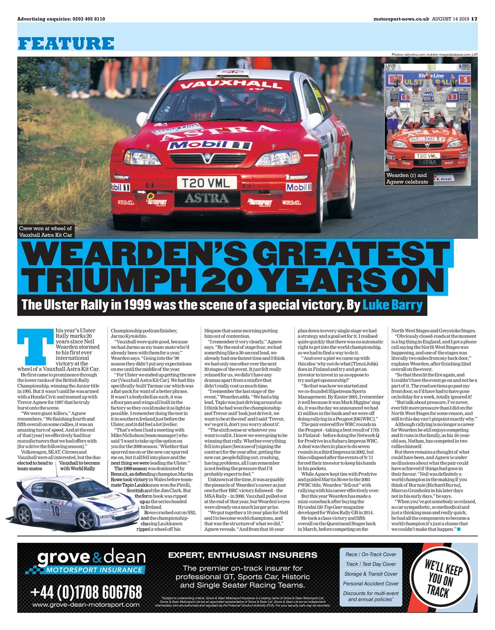 Motorsport News Preview Pages