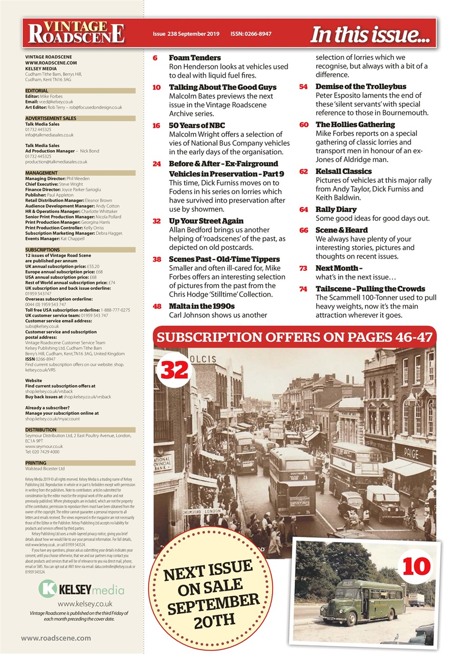 Vintage Roadscene Preview Pages
