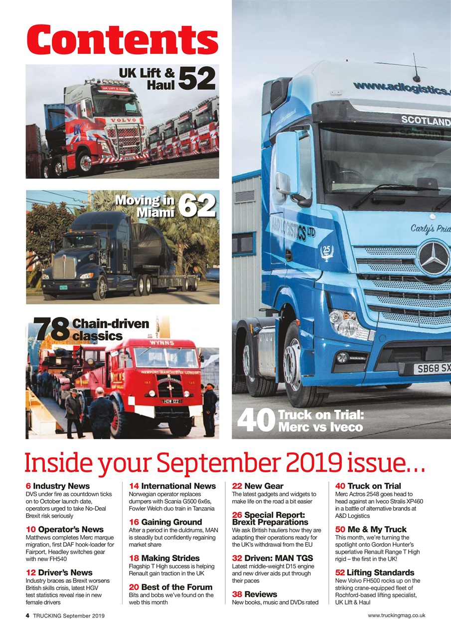 Trucking Magazine Preview Pages