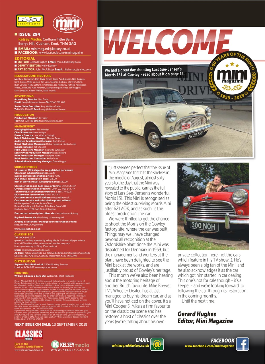 Mini Magazine Preview Pages