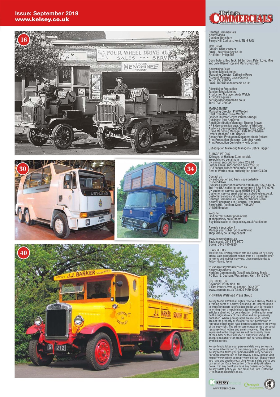 Heritage Commercials Magazine Preview Pages