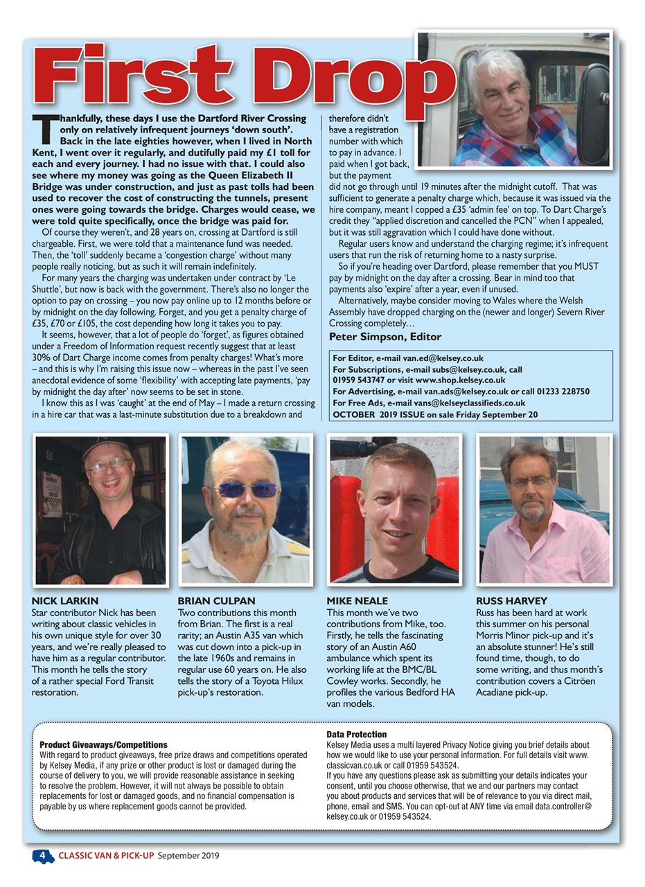 Classic Van & Pick-up Preview Pages