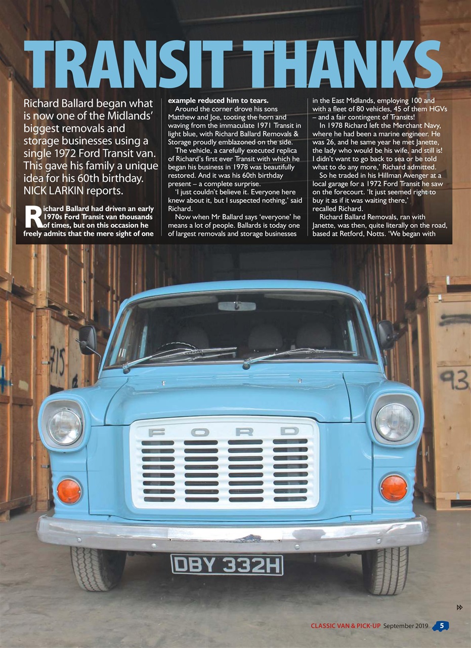 Classic Van & Pick-up Preview Pages
