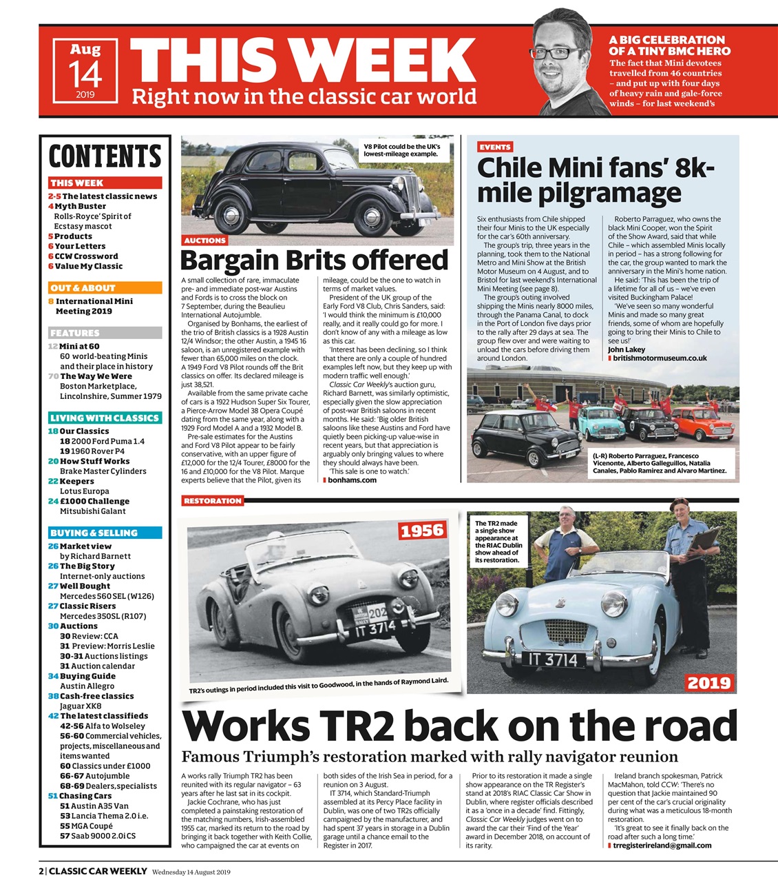 Classic Car Weekly Preview Pages