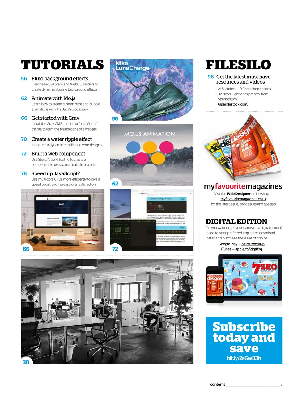 Web Designer Preview Pages