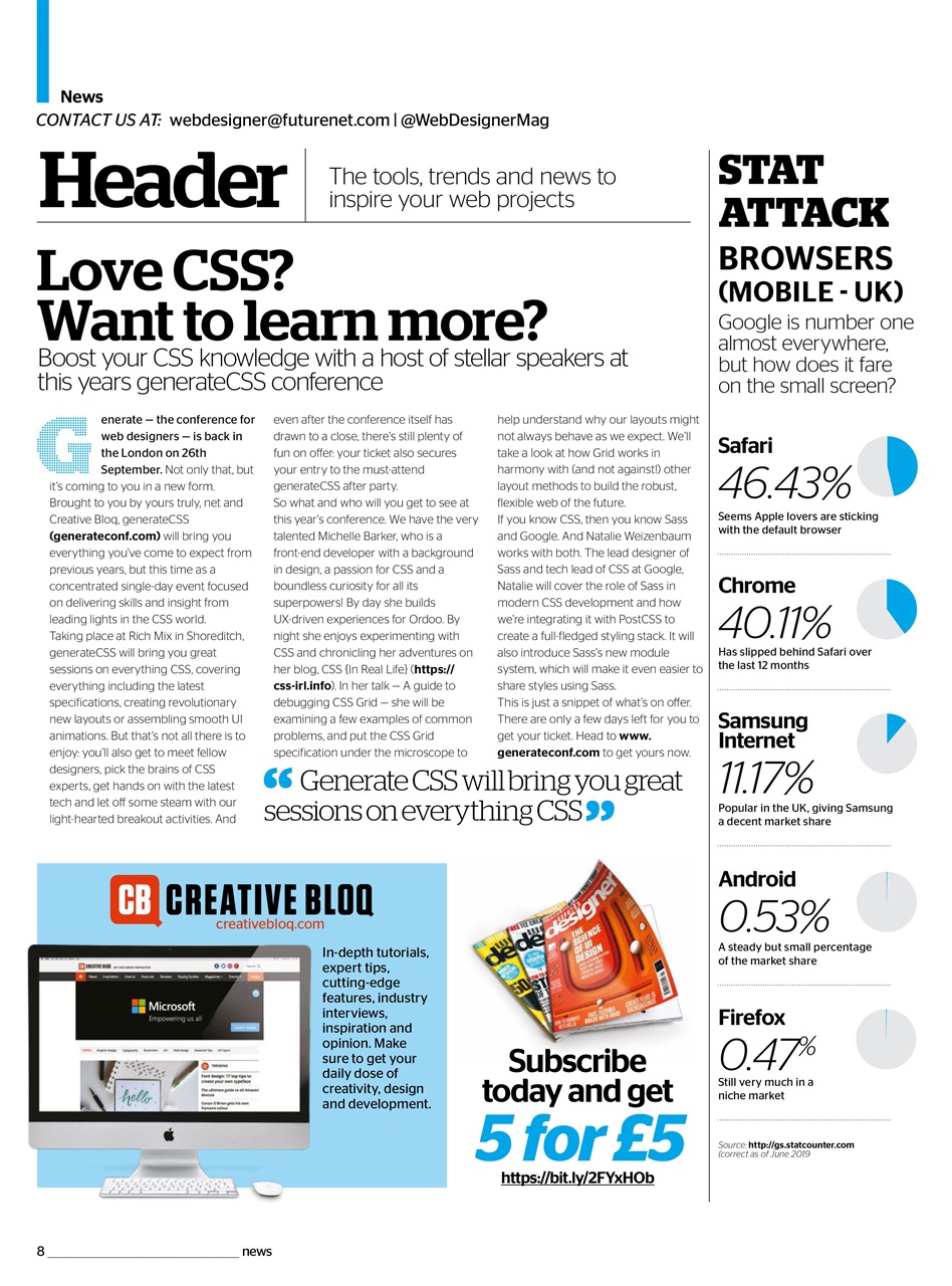 Web Designer Preview Pages