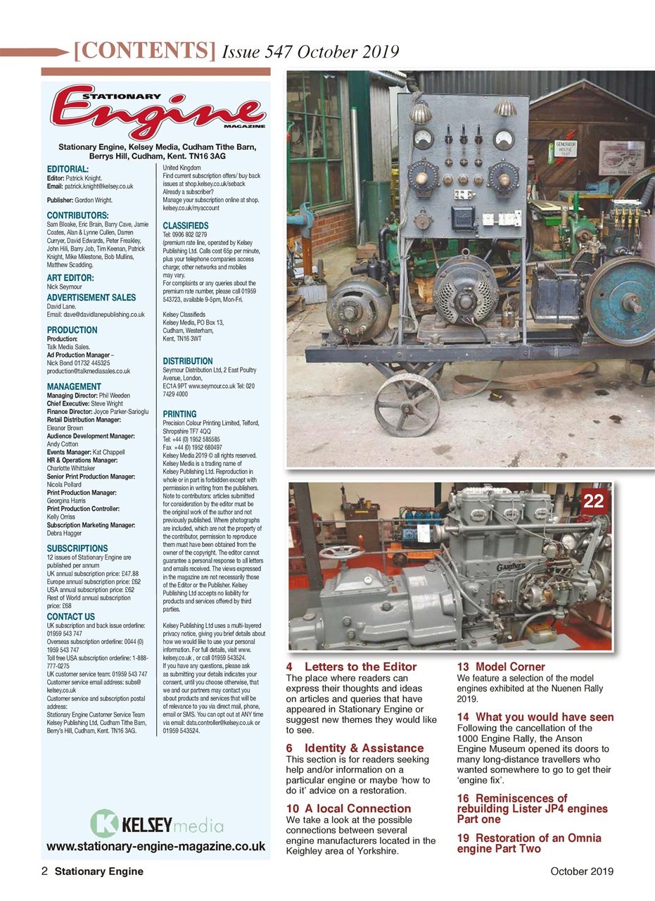 Stationary Engine Preview Pages