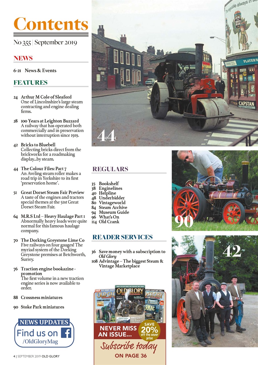 Old Glory Magazine Preview Pages