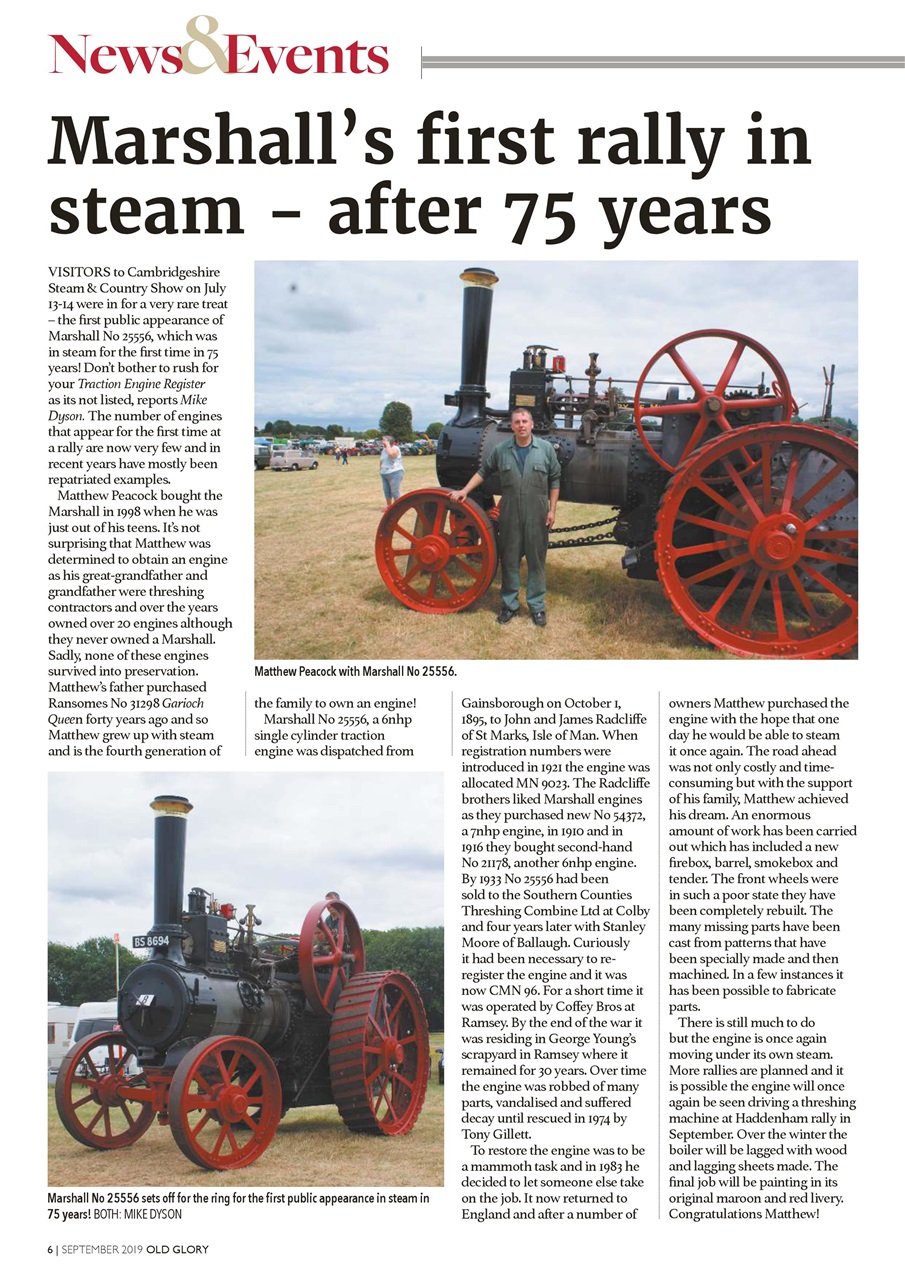 Old Glory Magazine Preview Pages