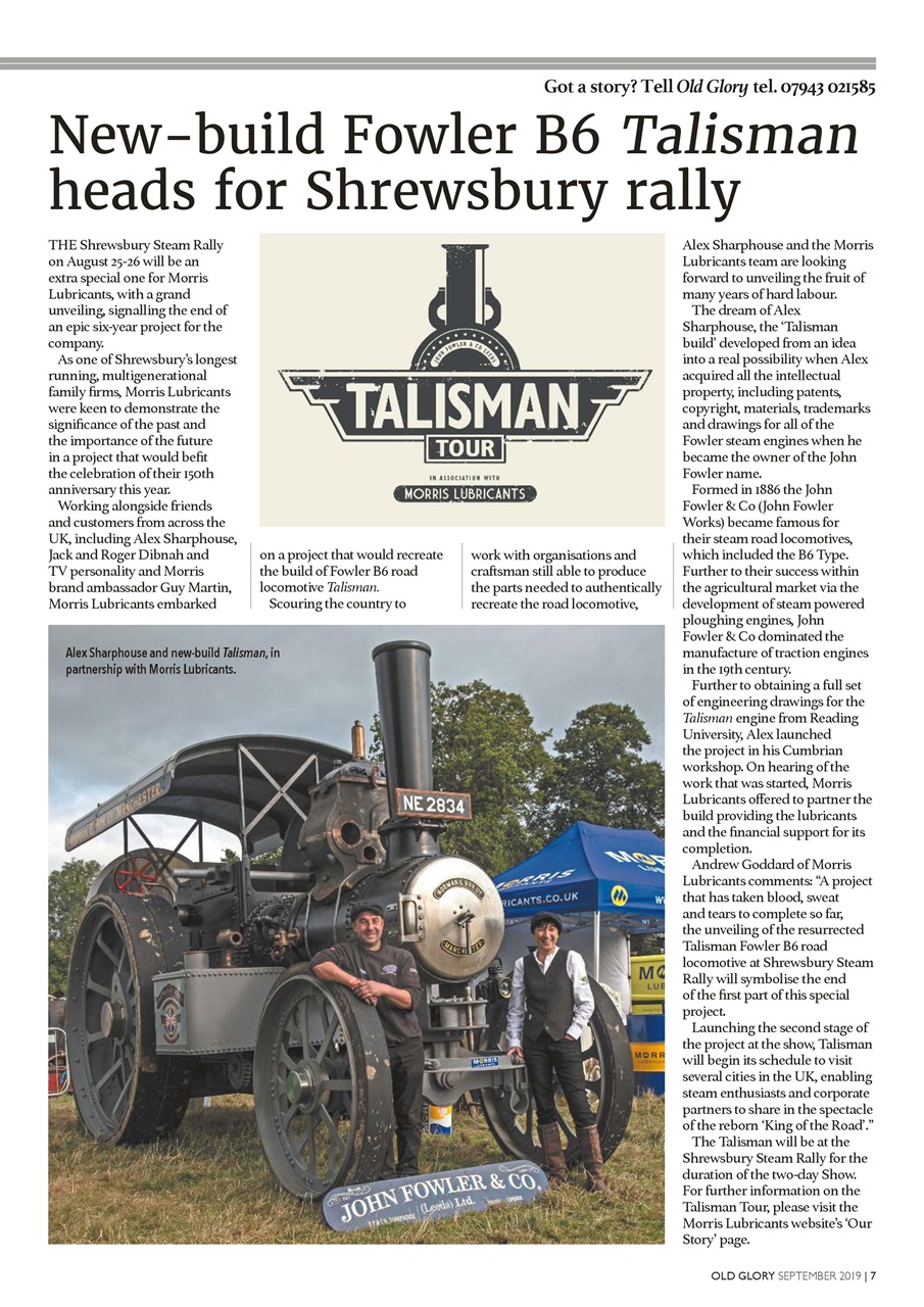 Old Glory Magazine Preview Pages