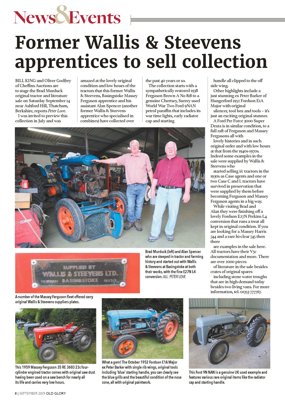 Old Glory Magazine Preview Pages