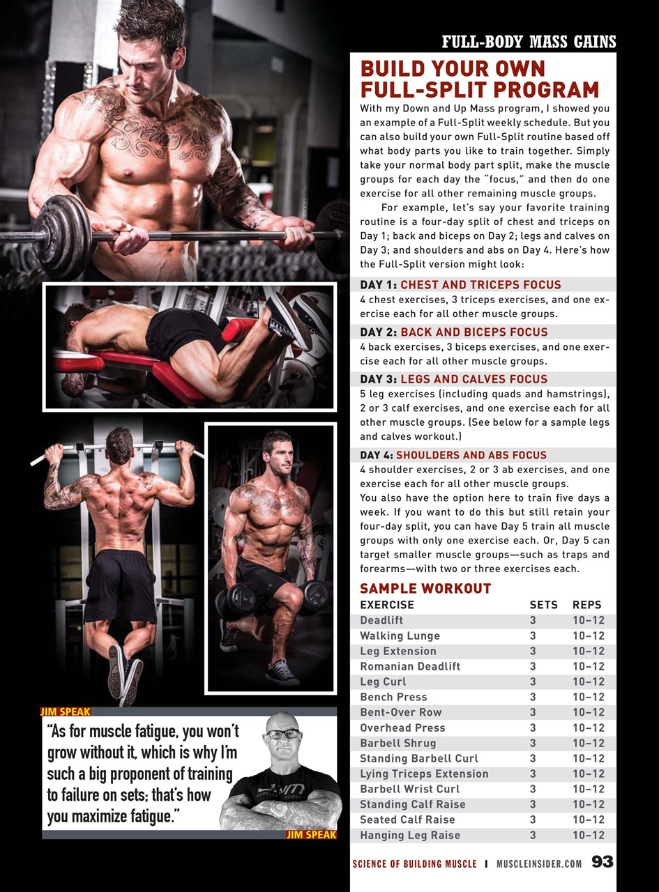 Muscle Insider Magazine Preview Pages