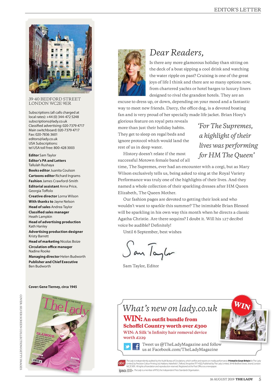 The Lady Preview Pages