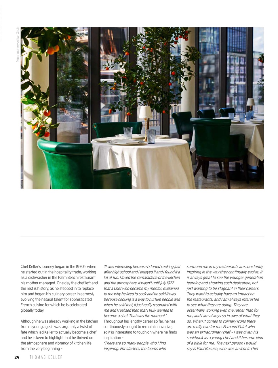 Chef & Restaurant USA Magazine Preview Pages