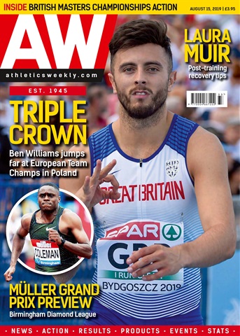 AW – Athletics Weekly Magazine issue August 15 2019