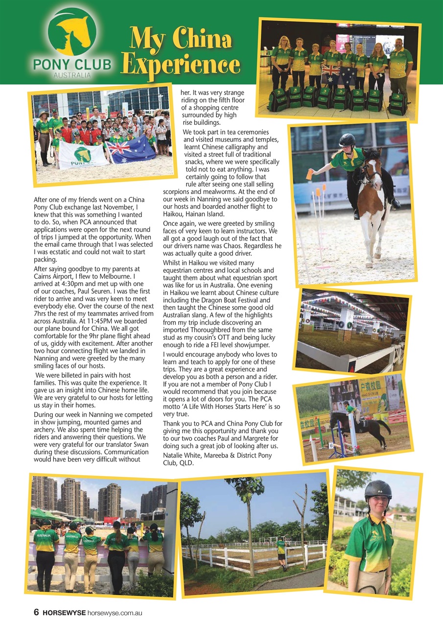 HorseWyse Magazine Preview Pages