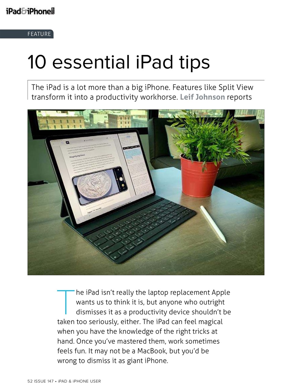 iPad and iPhone User Preview Pages