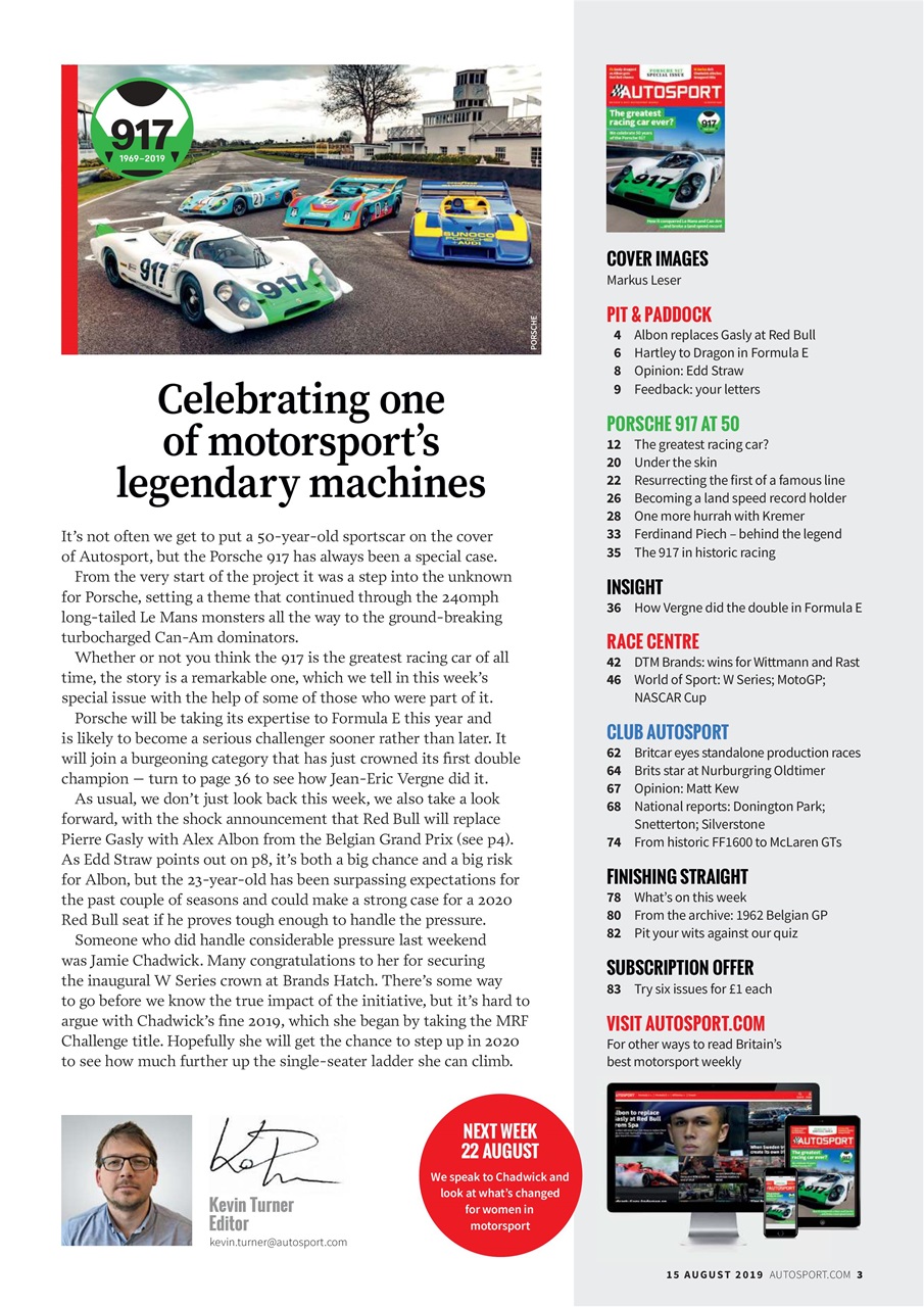 Autosport Preview Pages