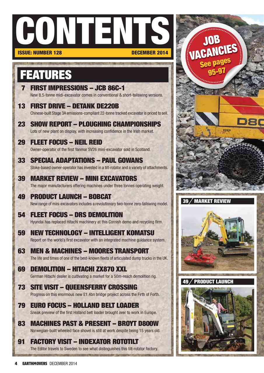 Earthmovers Preview Pages