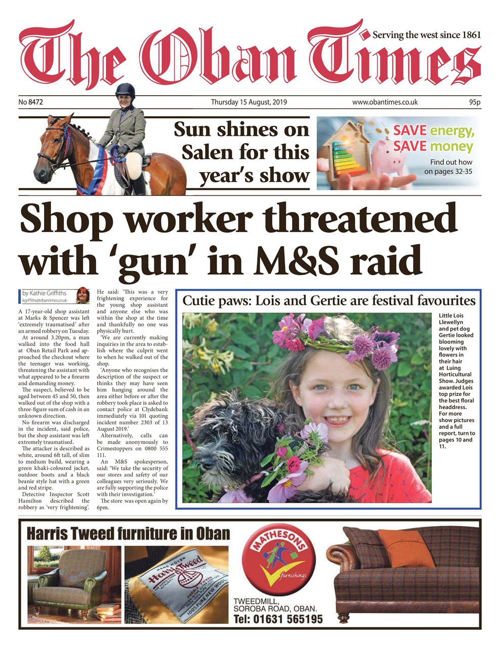 The Oban Times & Lochaber Times Preview Pages