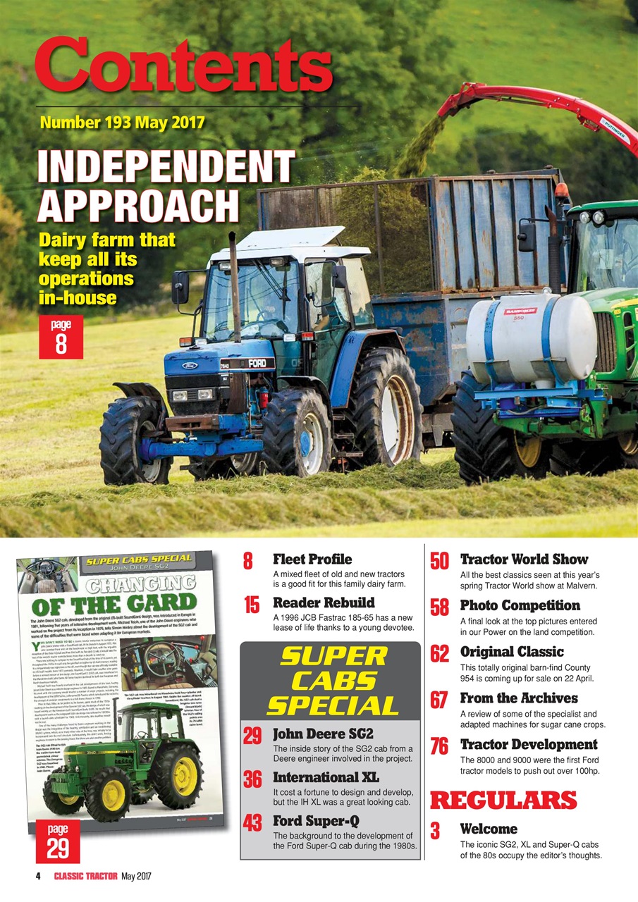 Classic Tractor Preview Pages
