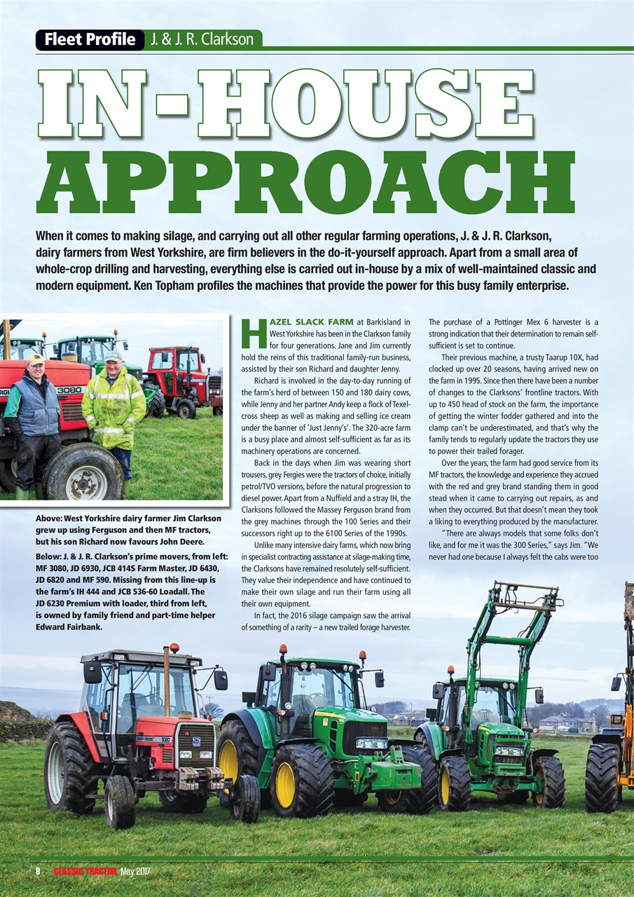 Classic Tractor Preview Pages