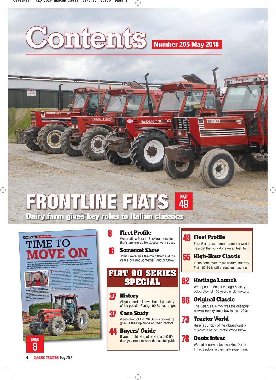 Classic Tractor Preview Pages