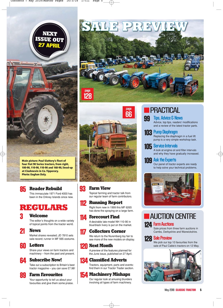 Classic Tractor Preview Pages