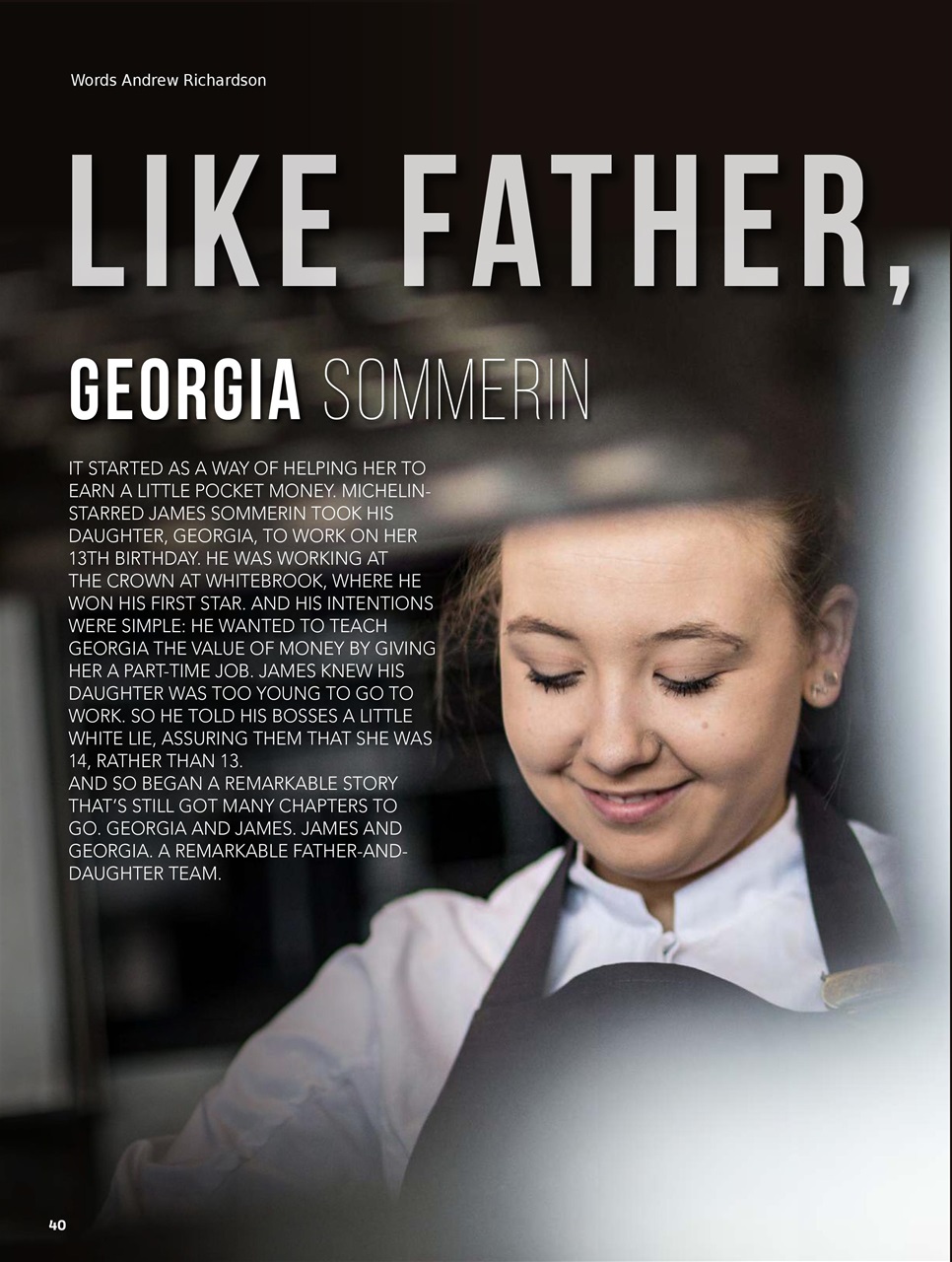 Chef & Restaurant Magazine Preview Pages