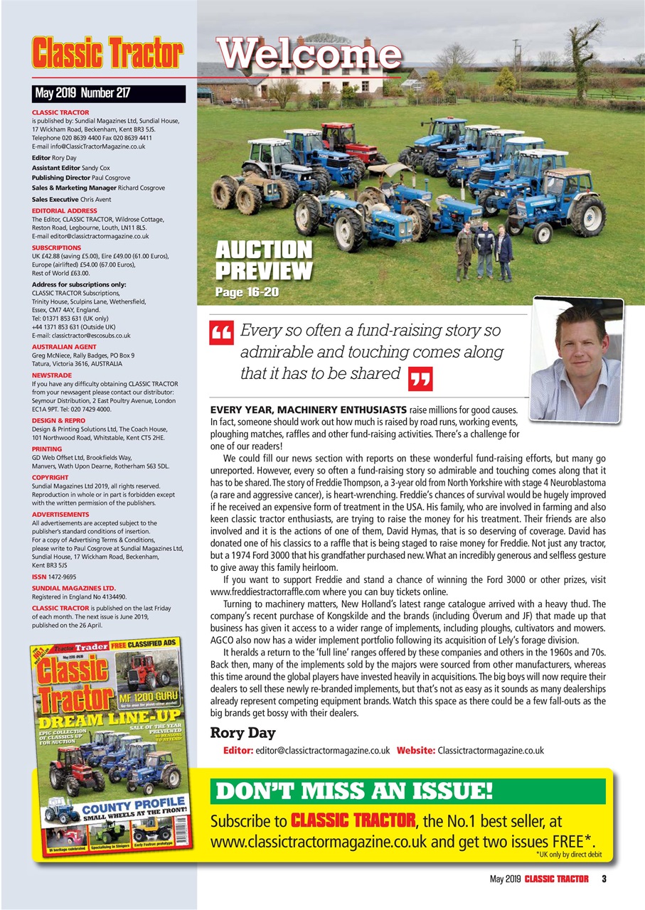 Classic Tractor Preview Pages