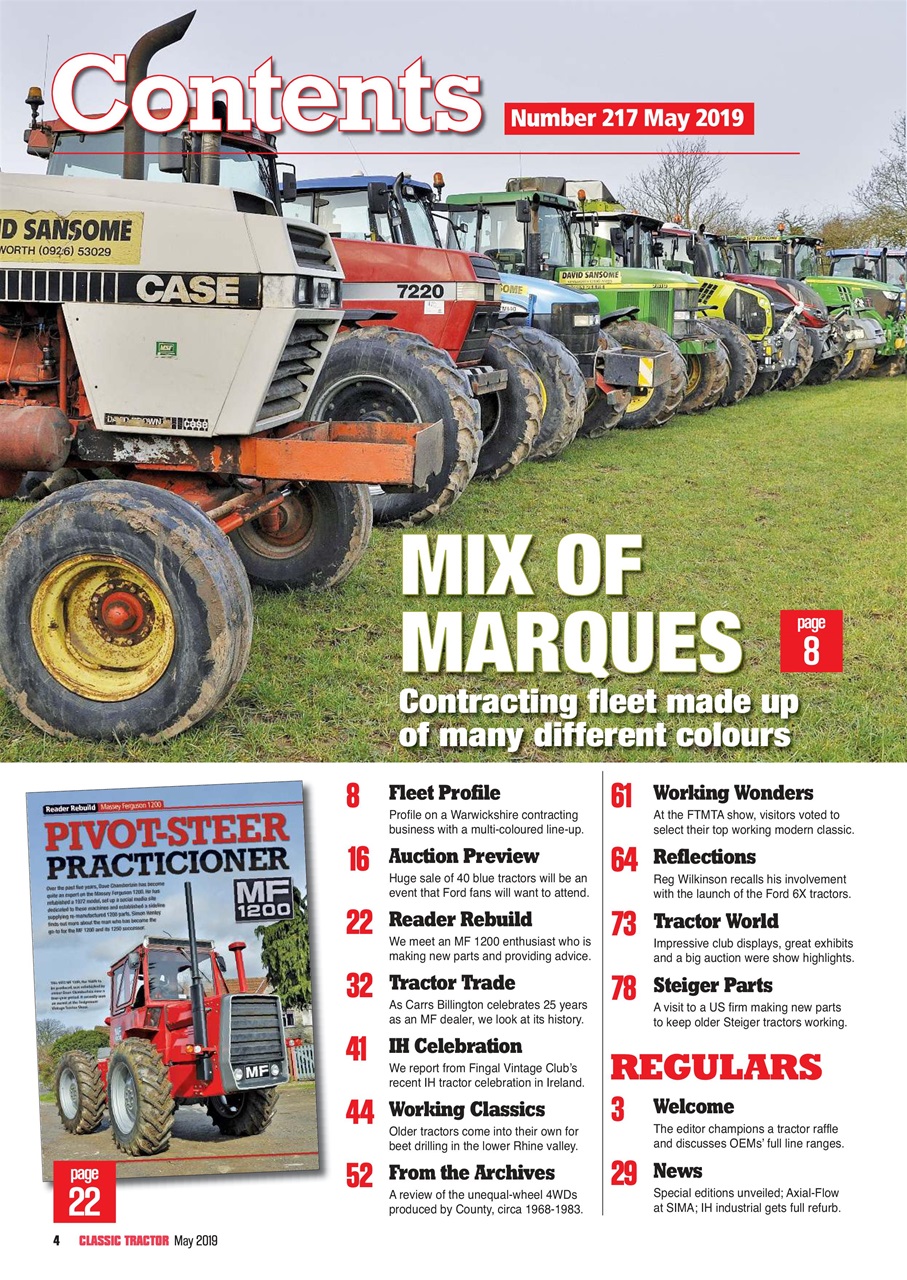 Classic Tractor Preview Pages