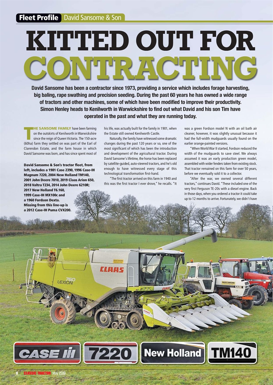 Classic Tractor Preview Pages