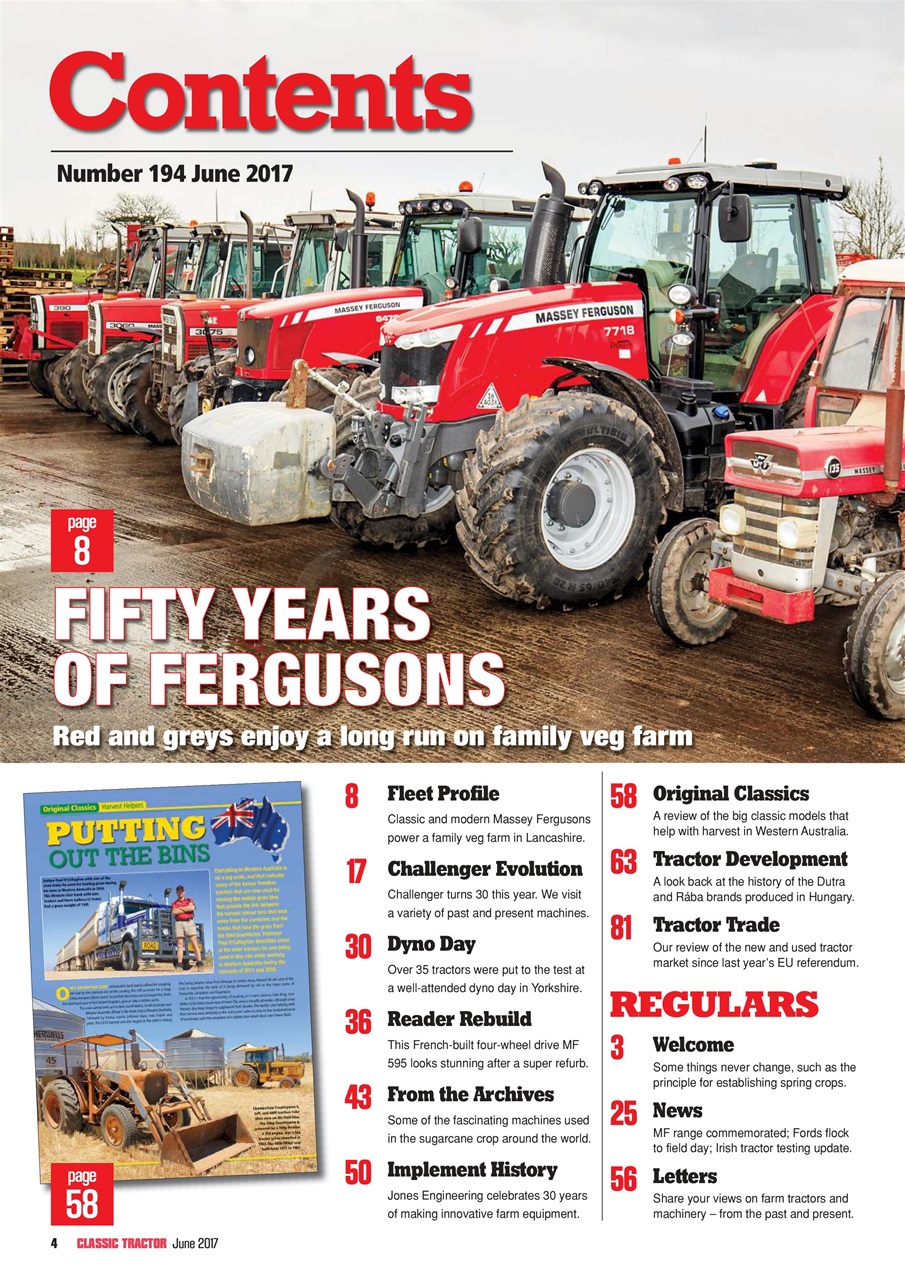 Classic Tractor Preview Pages