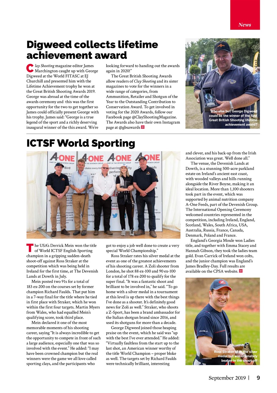 Clay Shooting Preview Pages