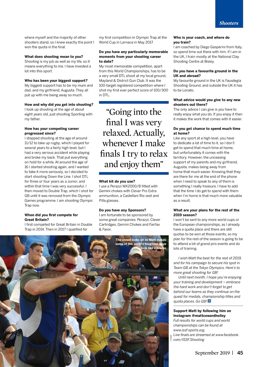 Clay Shooting Preview Pages