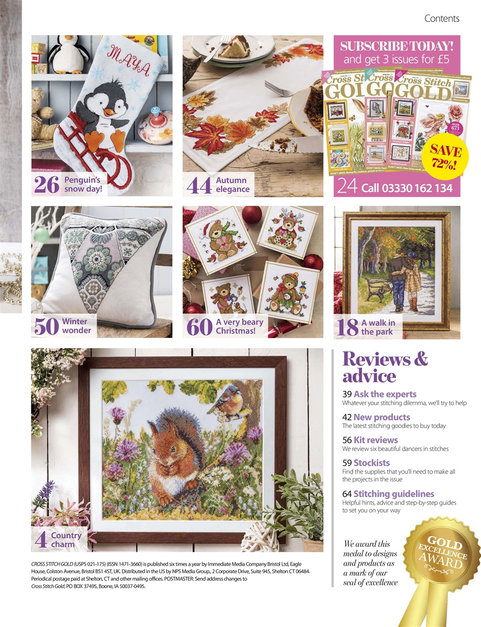 Cross Stitch Gold Preview Pages