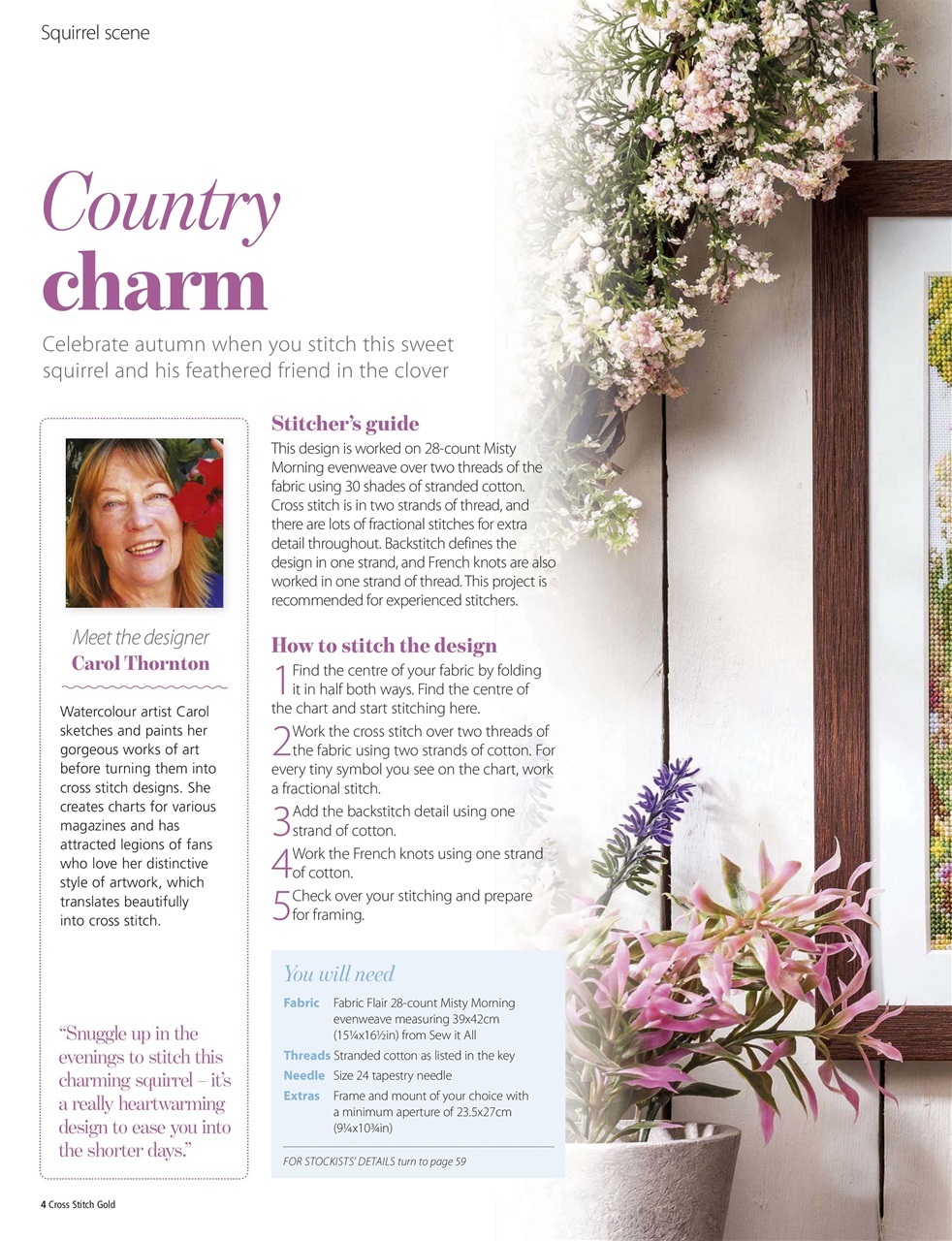 Cross Stitch Gold Preview Pages